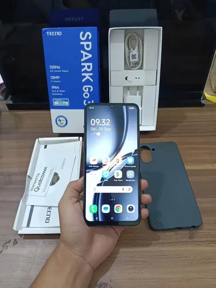 Tecno spark go 3 ram 4/128gb seken murah dan masih bagus