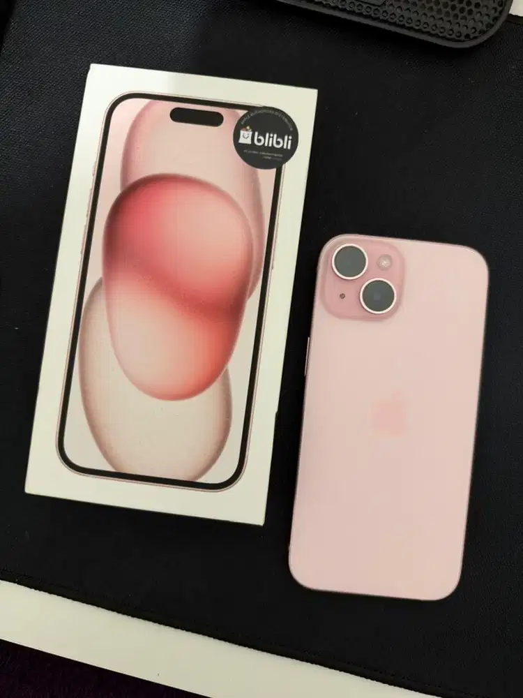 iPhone 15 128gb Pink ex garansi Indo