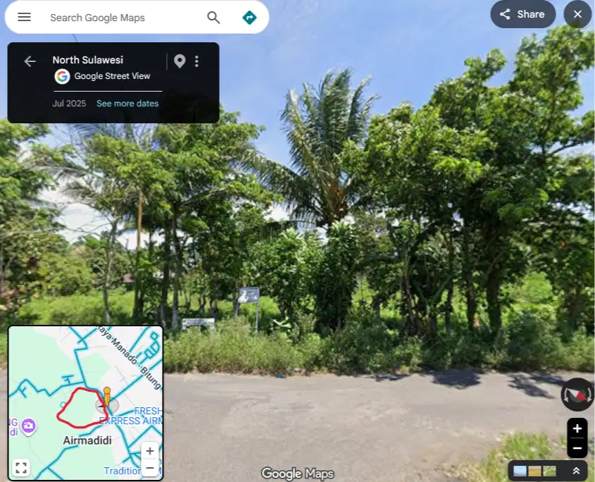 Dijual Tanah Komersial 13.332 M2 (1.3 Hektar) di Sarongsong 2130