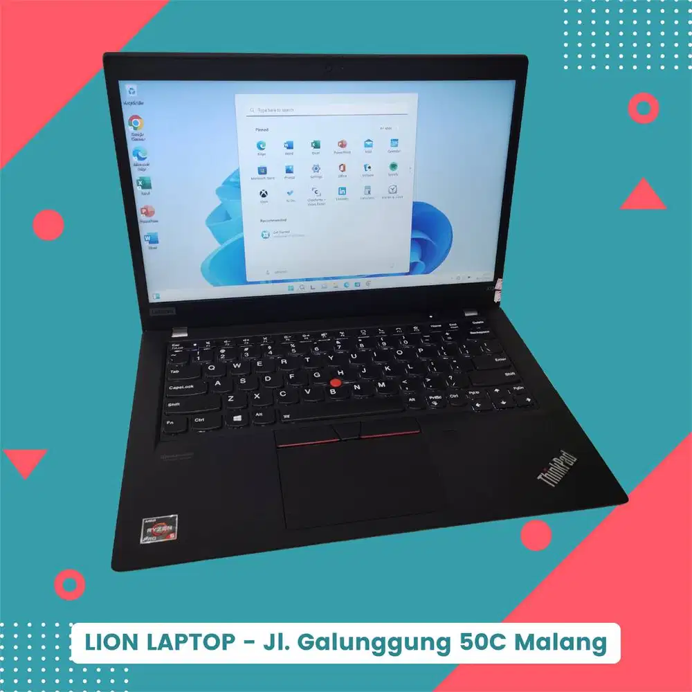 RAM 32GB AMD Ryzen 5 PRO-4650U Lenovo Thinkpad X13 SSD 256GB [30|09]