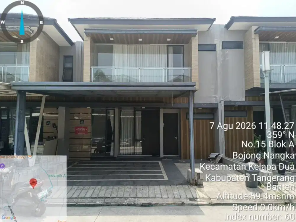 Di Jual Lelang Rumah 2 Lantai di The First Stone Cluster Agate Blok Type Alexandrite, Kel. Bojong Nangka, Kec. Kelapa Dua, Kab. Tangerang