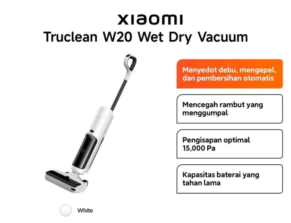 Xiaomi TruClean W20 Wet & Dry Vacuum Cleaner basah dan kering