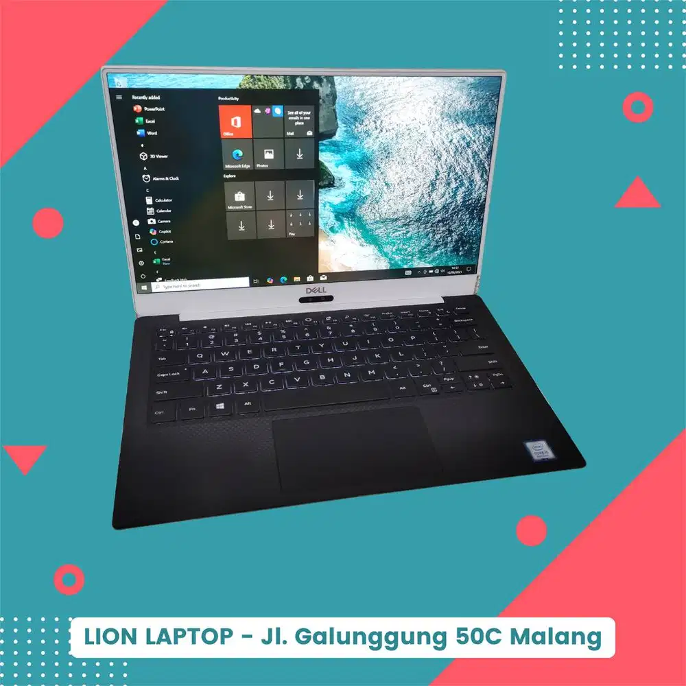 Slim & Ringan Core i5 RAM 8 SSD 256 DELL XPS 13 9370 [30|09]
