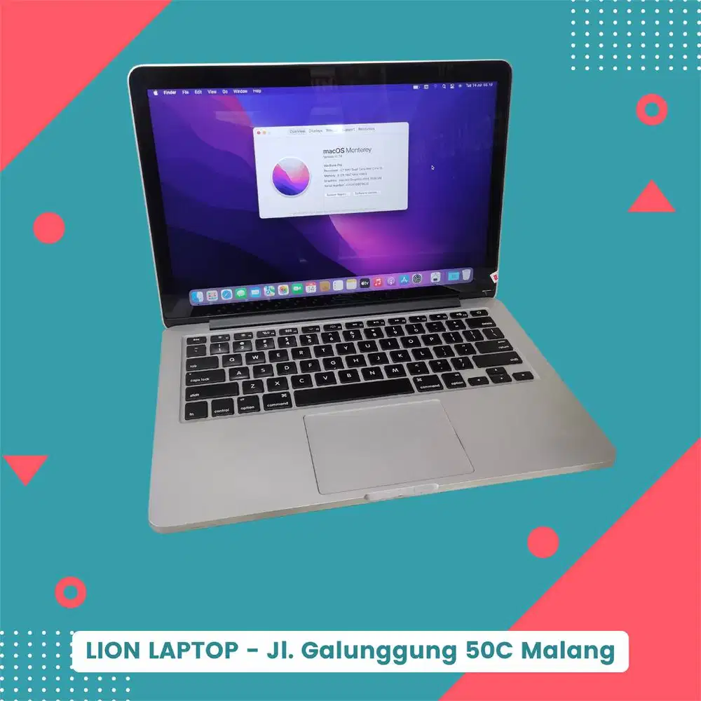 Macbook Pro Retina Core i5 Late 2013 Mulus [30|09]