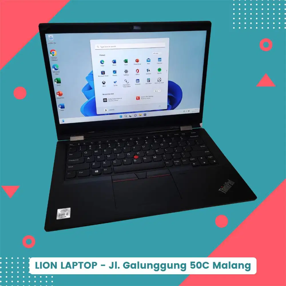 Core i3 Gen 10 Flip 360° Include Stylus Lenovo Thinkpad YOGA L13 [30|0