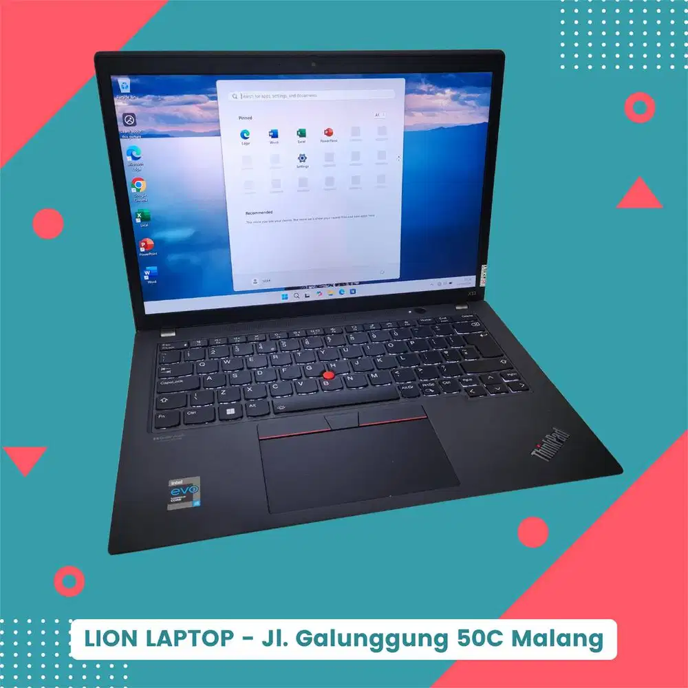RAM 16GB Core i5 Gen 11 Slim Mulus Lenovo Thinkpad X13 Gen 2 [30|09]