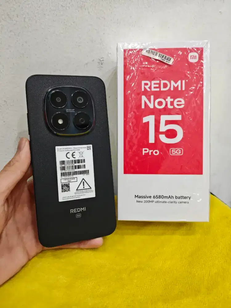 Xiaomi Redmi Note 15 Pro 5G 8/256 Garansi Panjang, Mulus Seperti Baru,