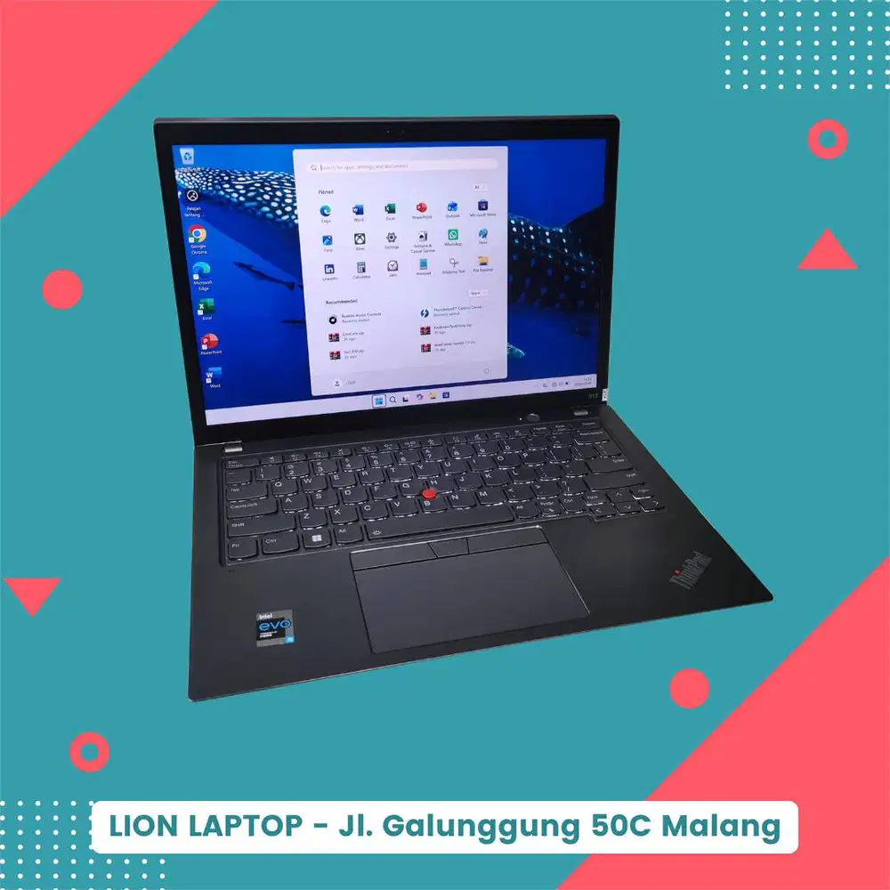 RAM 16GB i5 Gen 11 Body Auminium Lenovo Thinkpad X13 [30|09]