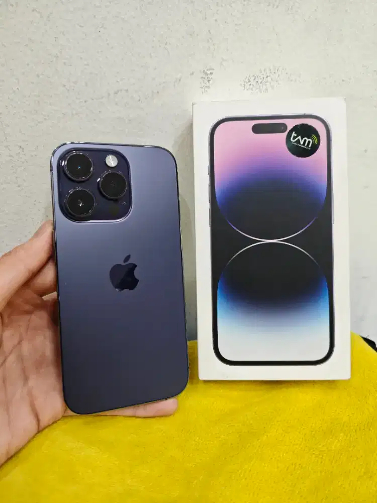 iPhone 14 Pro 128gb iBox Fullset Ori, Mulus, Nominus, Siap Pakai