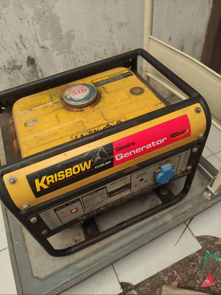 Genset 1200 Watt merk Krisbow