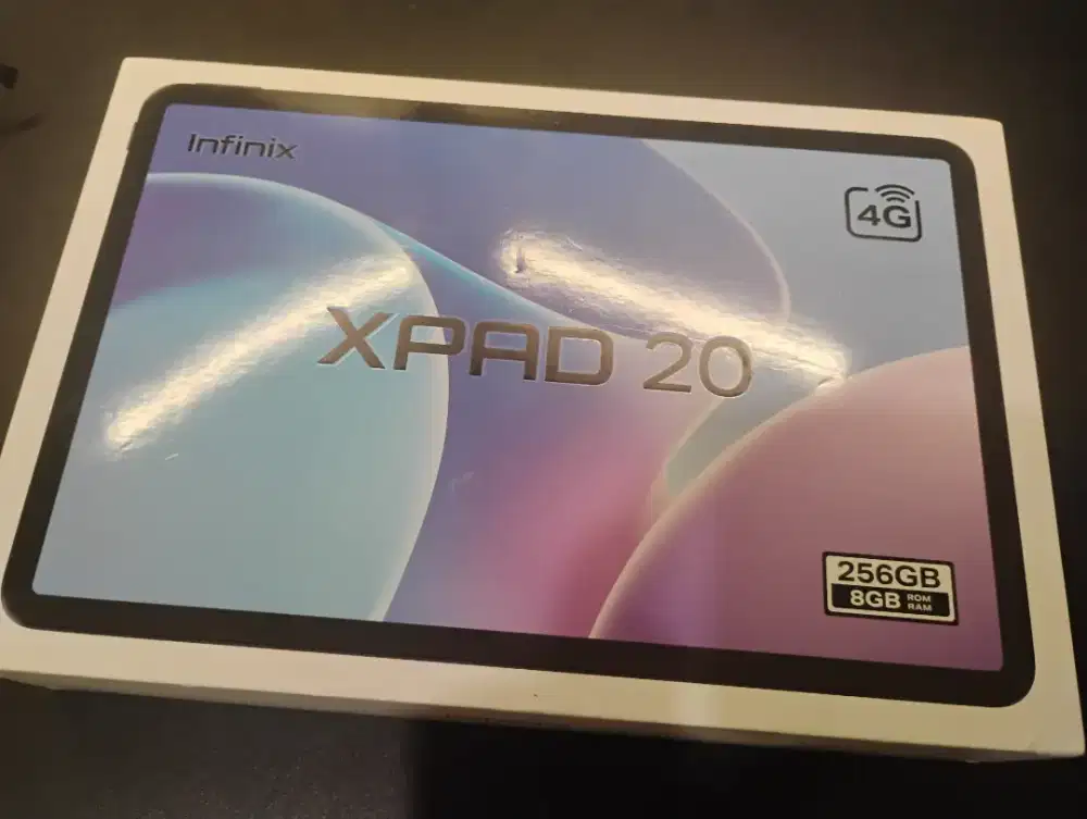 Infinix XPAD 20 8/256GB 4G Fullset Mulus Bekas Original