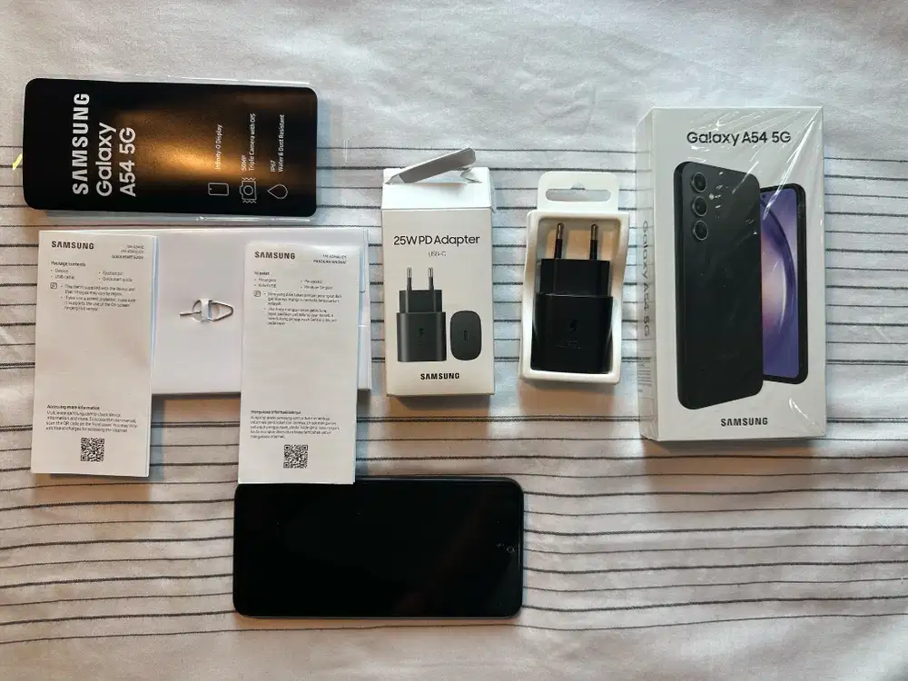 Samsung Galaxy A54 5G 8/256GB Fullset + Samsung 25W Adapter