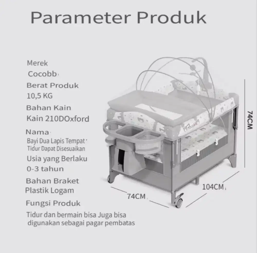 Tempat Tidur Bayi COCOBB