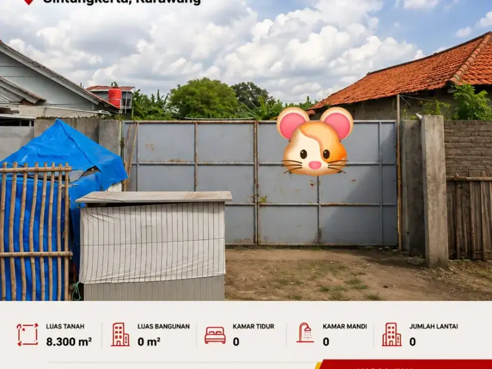 Dijual tanah di gintungkerta karawang