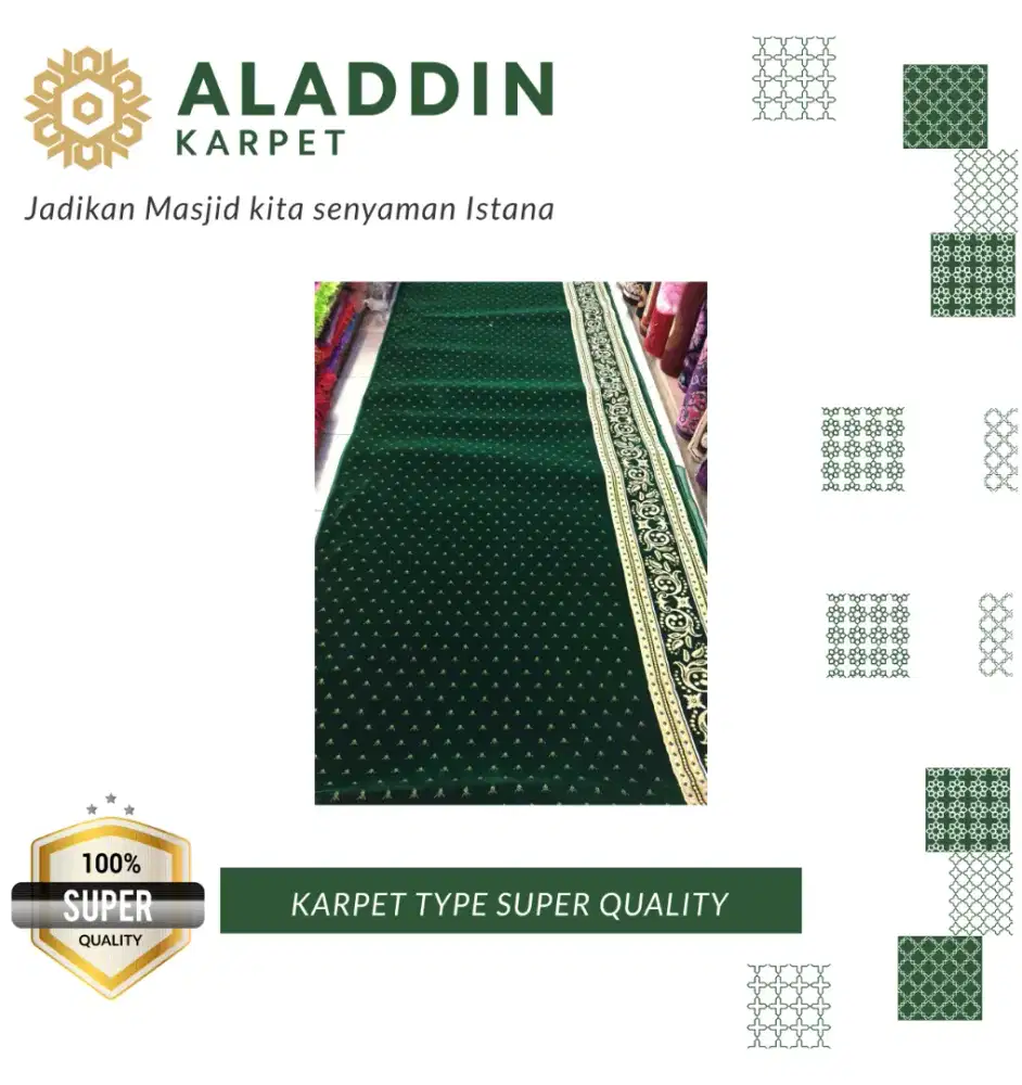 Jual karpet masjid meteran