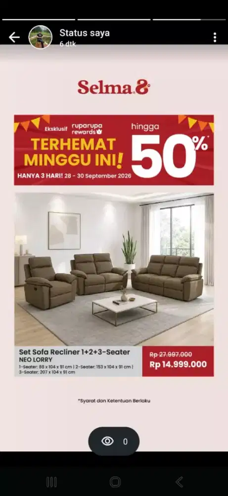 Sofa set Recliner
