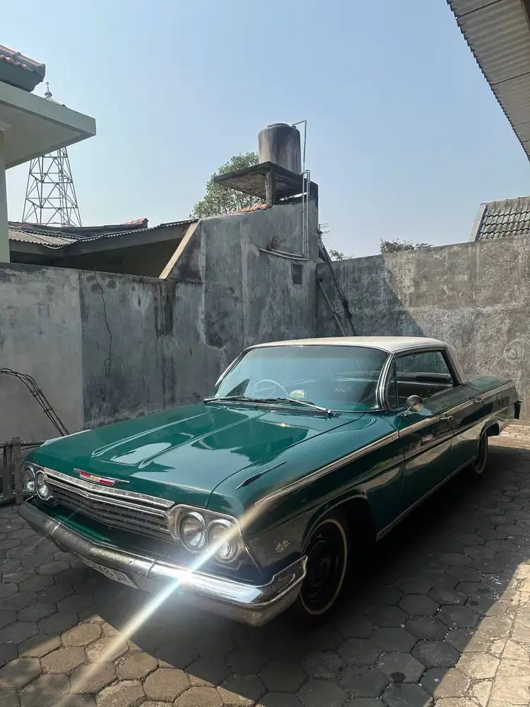 Chevrolet Impala 1962 green hijau bu Chevy impala Full Paper 1960/1962