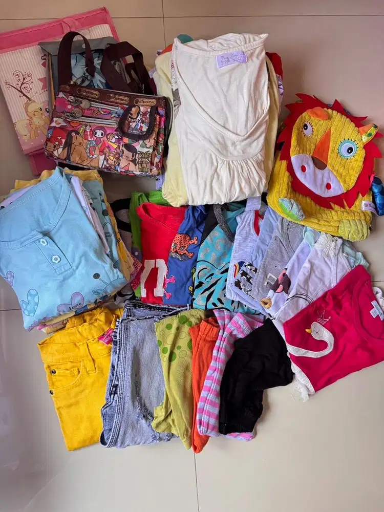 Baju anak perempuan 42 pcs