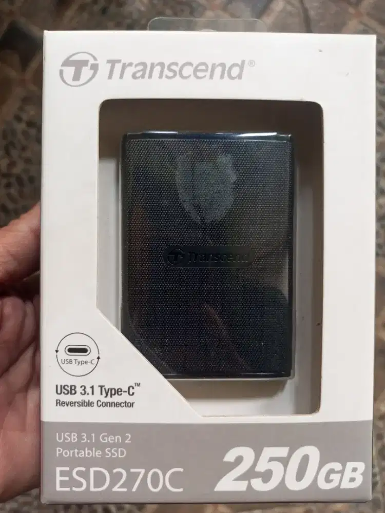 Transcend external 250gb