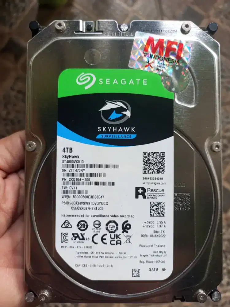 Hardisk cctv/PC 4TB
