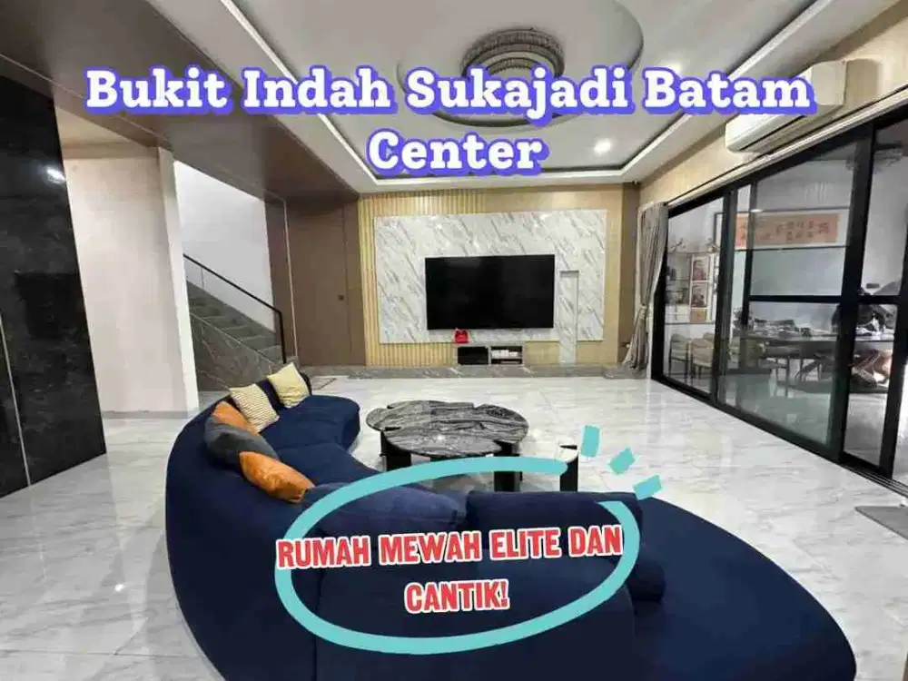 Dijual Rumah Mewah Cantik Elite Komplek Bukit Indah Sukajadi Batam Center