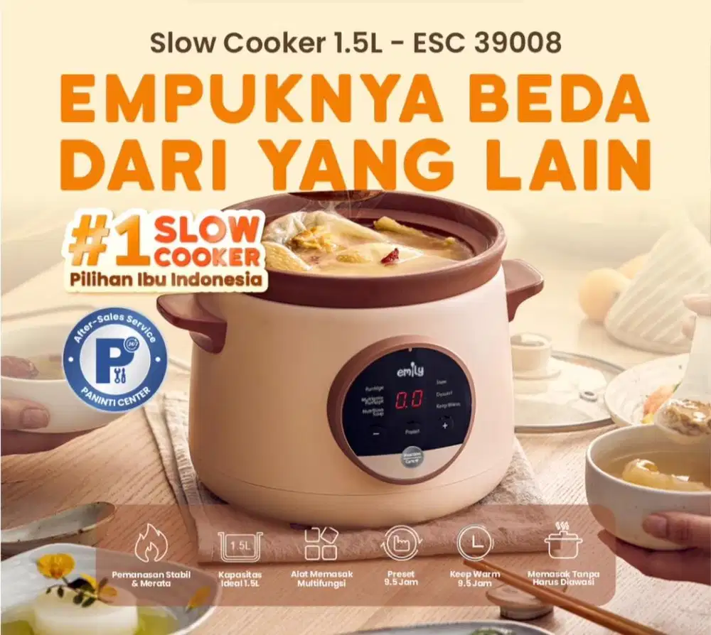 Jual slow cooker Emily bisa buat MPASI baby atau di pake sendiri