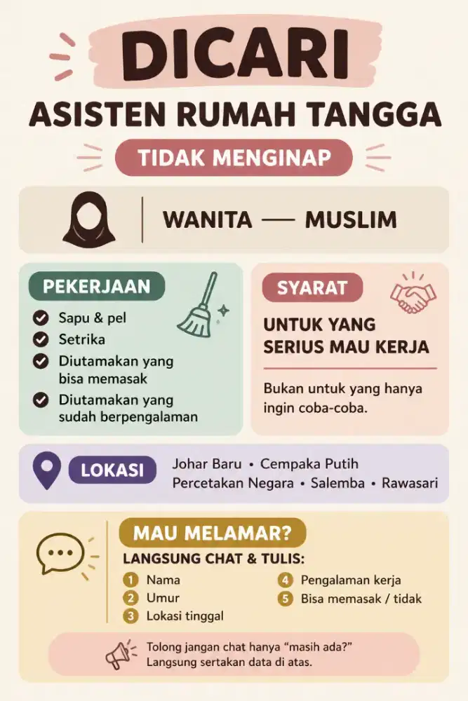 DI CARI ART TIDAK MENGINAP