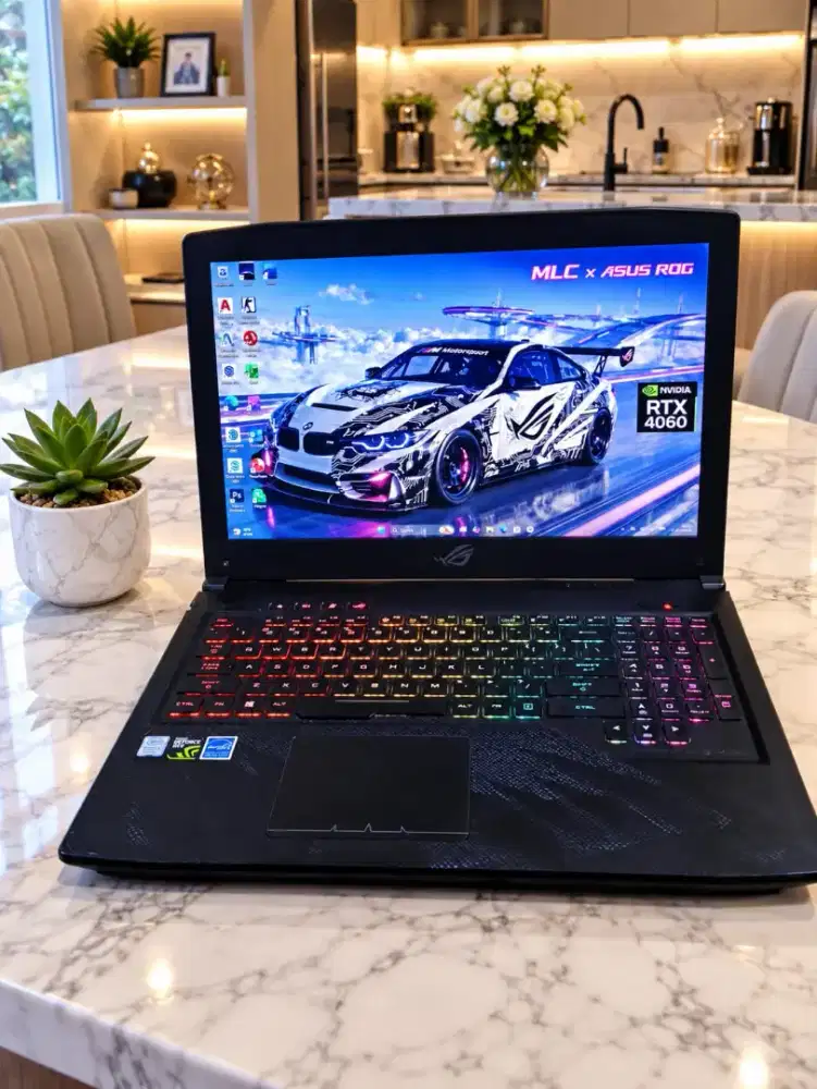 Laptop Gaming Desain Asus ROG Strix Hero Edition Siap COD Jabodetabek