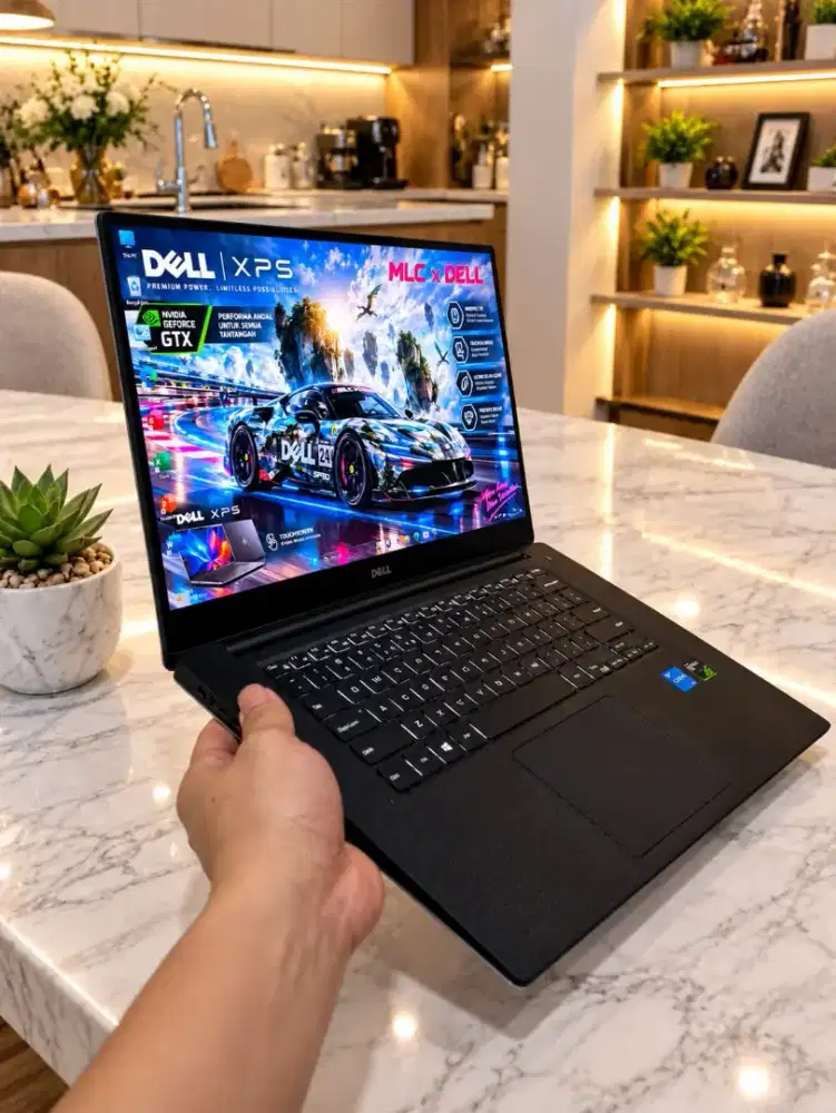 Layar 4K !!! Dell XPS 15 Core i7 Dual VGA Siap Pakai Coding DKV