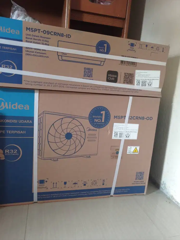 AC Midea 1 PK dan 1.5 PK baru