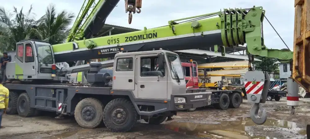 Mobile crane zoomlion 55 ton tahun 2018