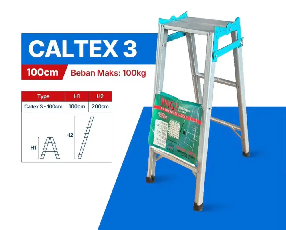 Jual Tangga Aluminium 1 meter  Masih Baru bagus jarang pakai