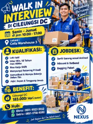 LOKER KEMITRAAN CILEUNGSI DC