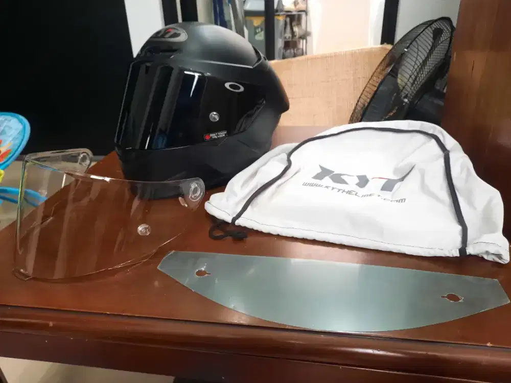 Helm KYT TT Course Black Doff