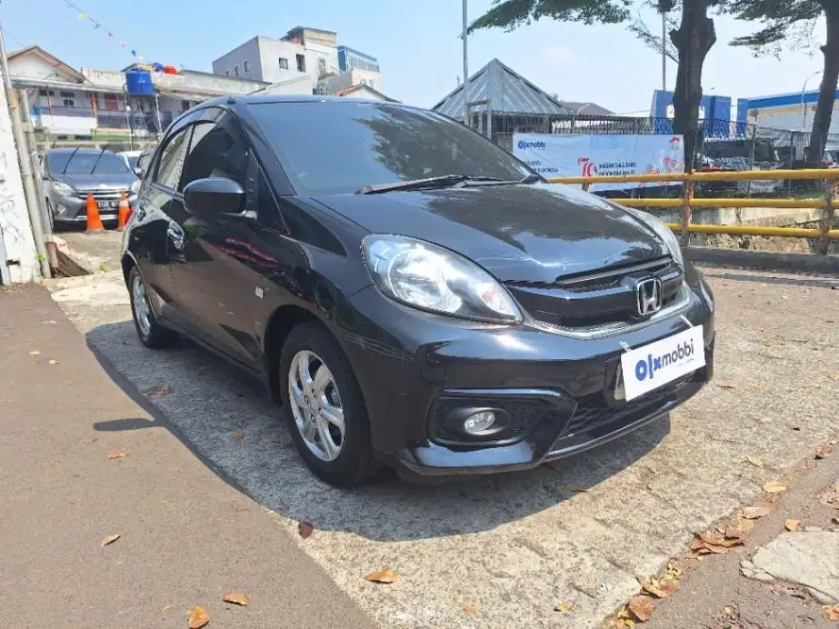DP MURAH Honda Brio Satya 1.2 E Bensin-AT 2018 Hitam CSHDD