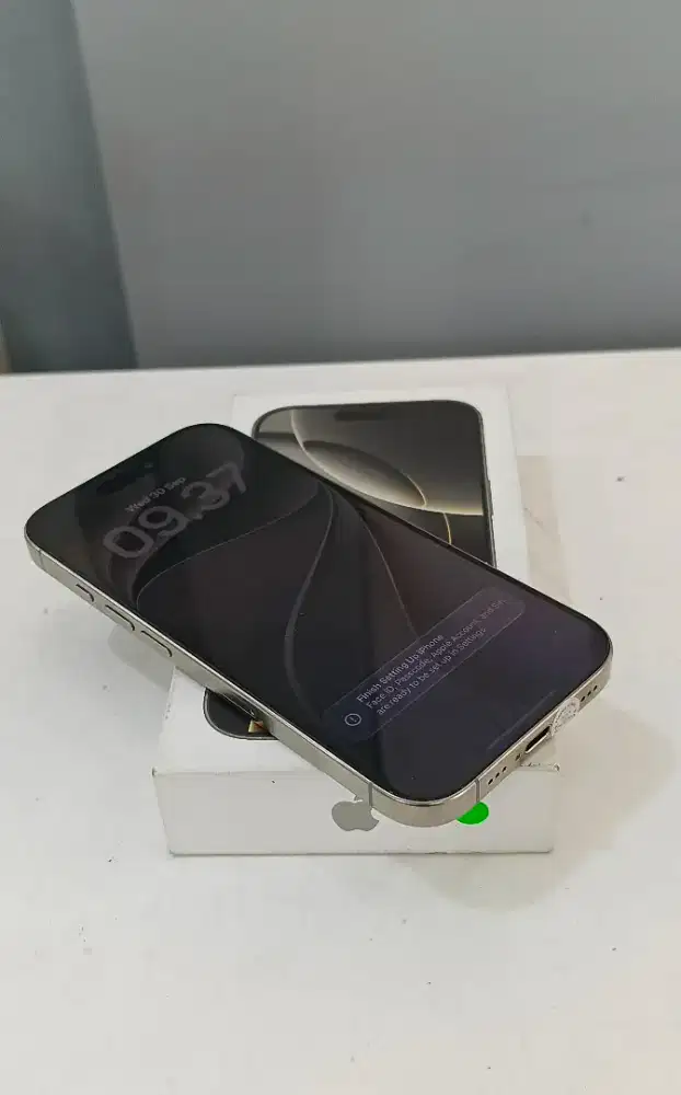 iphone 16 pro 256,fulset,belum pernah bongkar,Bh 91%
