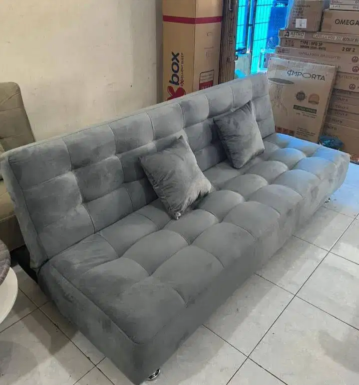 PROMO SOFABED MINIMALIS UK 180 FREE 2 BANTAL (BISA REQUEST WARNA) SALE