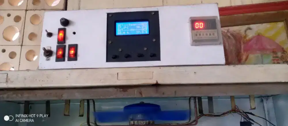Perlengkapan medin tetas telor micro controller
