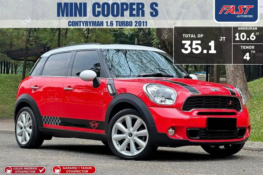 DP 35JT PAJAK PNJG MINI COOPER S COUNTRYMAN 2011 PANORAMIC LOW KM.59RB