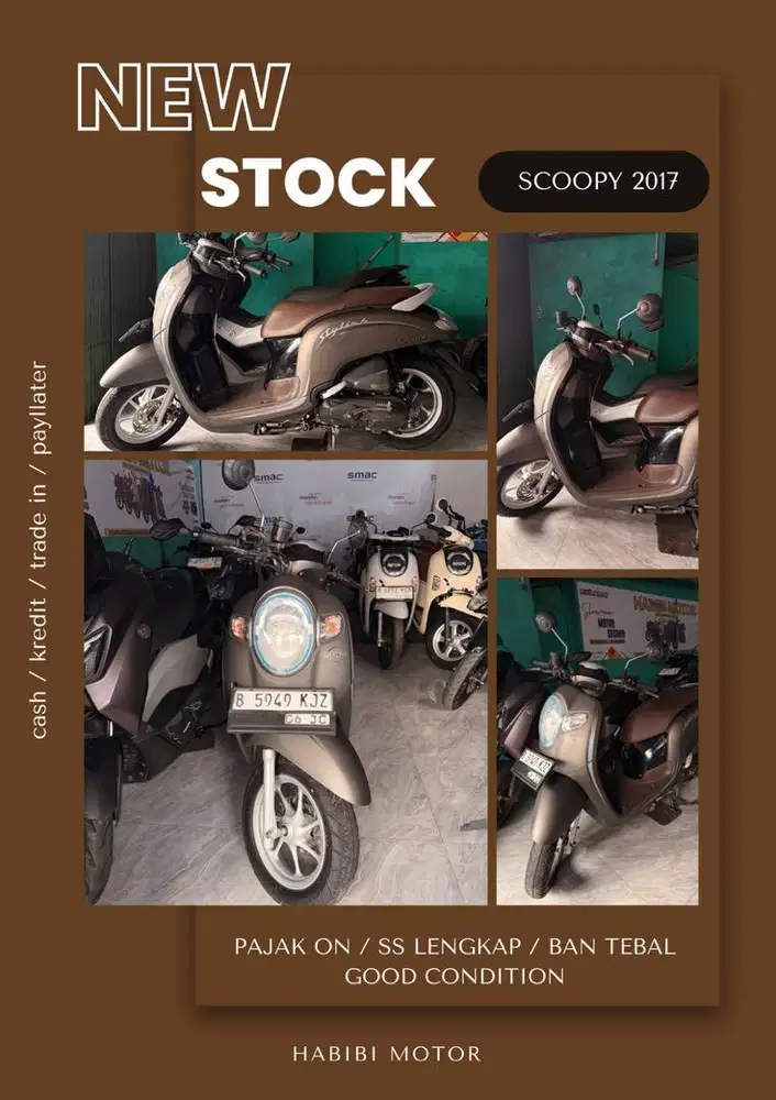 HONDA SCOOPY STYLISH 2017