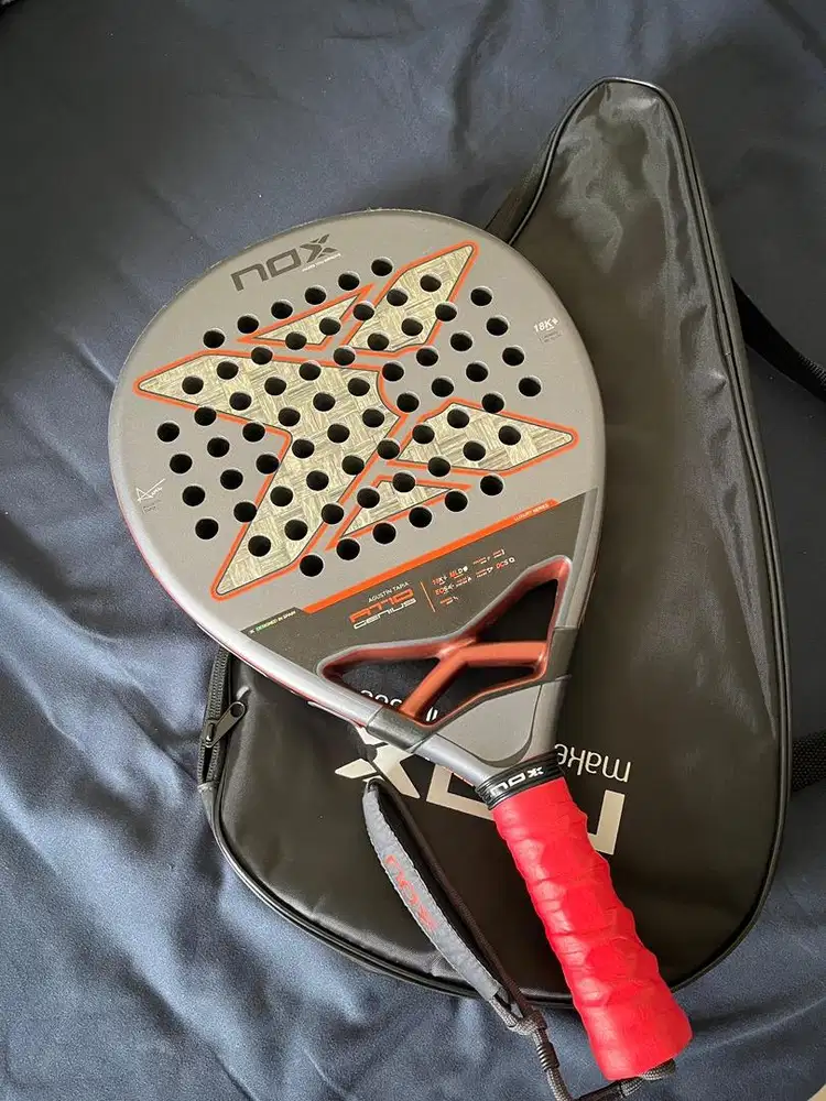 RAKET PADEL NOX AT10 GENIUS ALUM 18k 2025