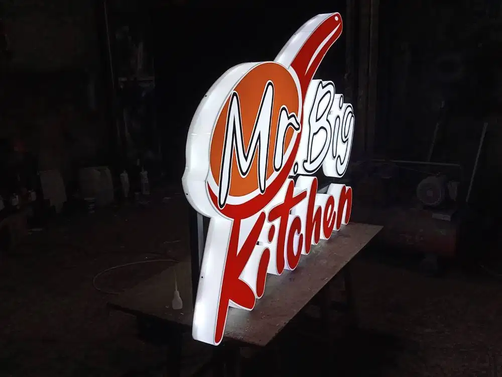 NEON BOX, HURUF TIMBUL, BILLBOARD, FRAME AKRILIK, BILLBOARD