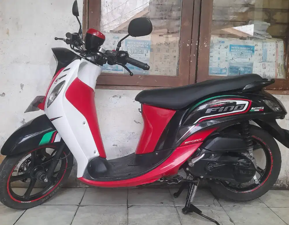 Yamaha Fino 2016 blue core 125 cw asli LED B dki tangan 1 pajak pnjg
