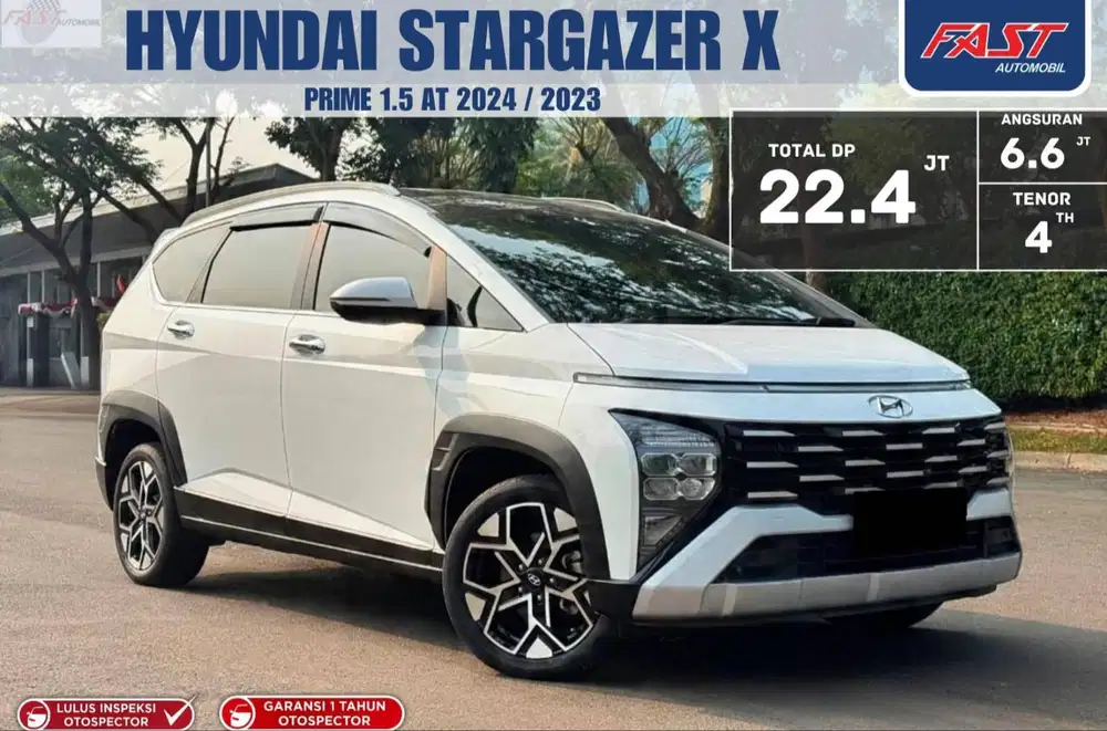 LOW KM.26RB HYUNDAI STARGAZER X PRIME 2024 / 2023 1.5 AT CAPTAIN SEAT