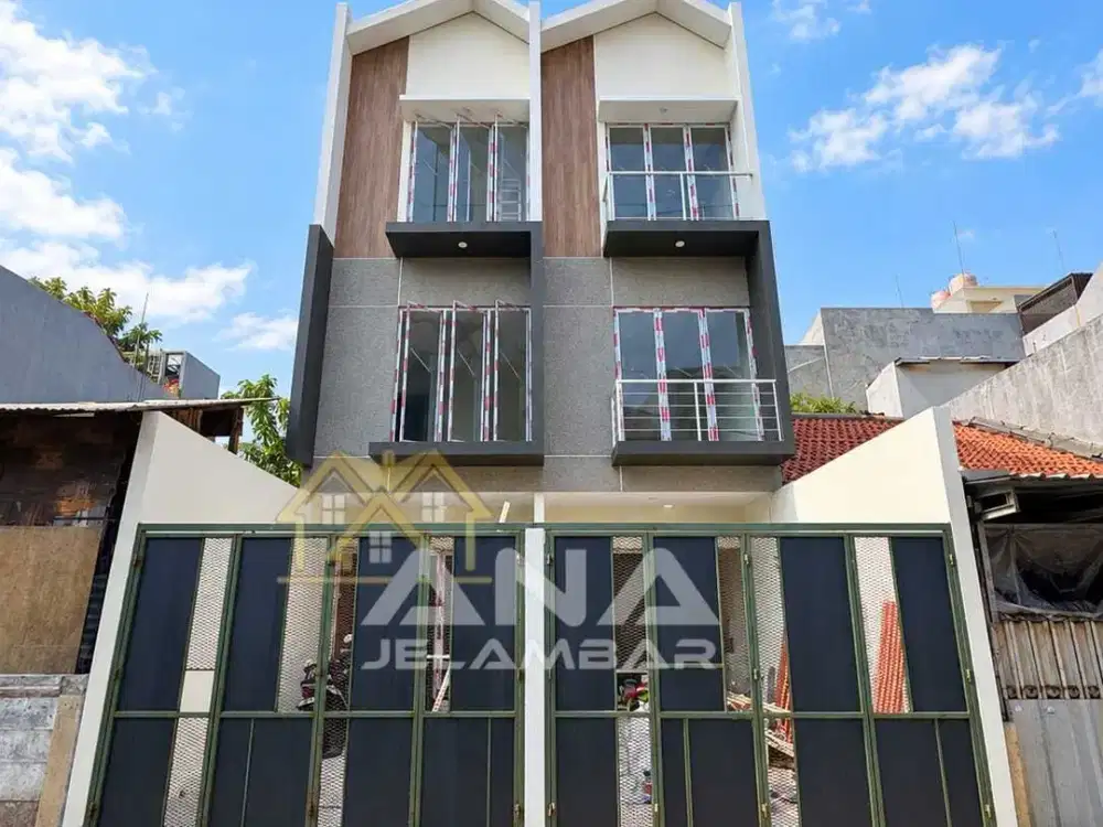 ANA RUMAH BARU UK 3.65X14.8M DI KOMPLEK KAVLING POLRI JELAMBAR