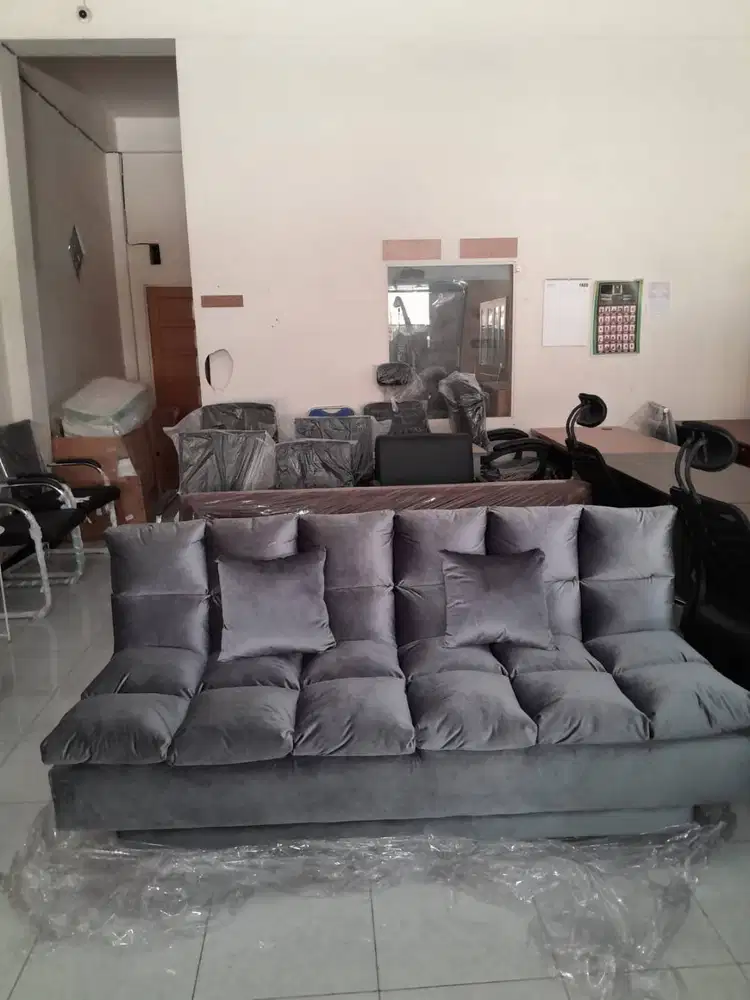 PROMO SOFABED EMPUK PREMIUM PLUSHTOP UK 180 FREE 2 BANTAL SALE