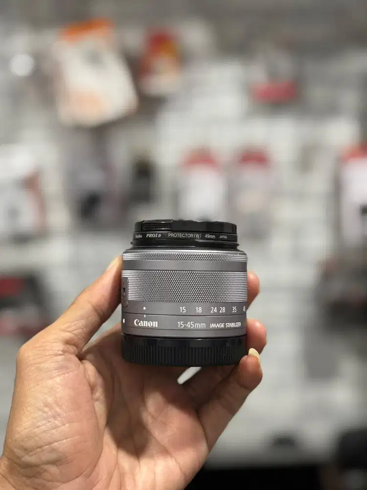 Canon EFM 15-45 IS STM Silver Mulus