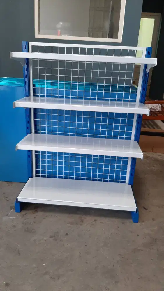 RAK GONDOLA SINGLE TYPE MINI T. 120 CM FREE MIKA HARGA READY STOK