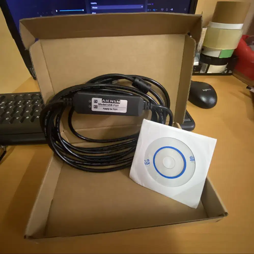 PC ADAPTER USB  untuk PLC, HMI, SERVO, INVERTER (USB-FUJI)