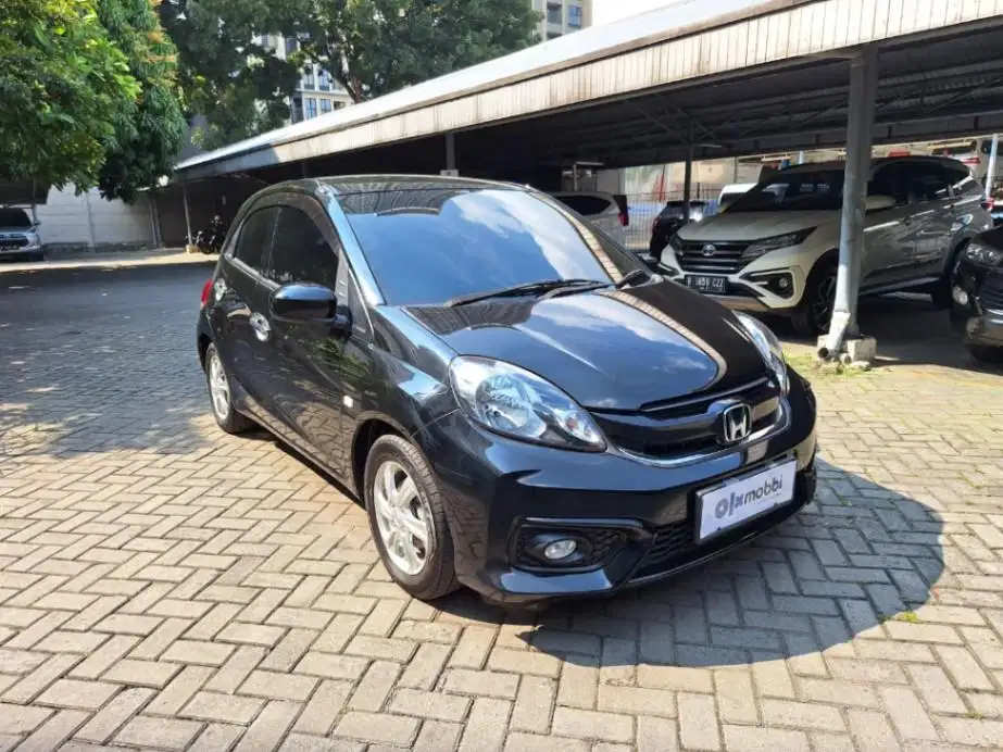 DP MURAH Honda Brio Satya 1.2 E Bensin-MT 2018 Hitam CWZNB
